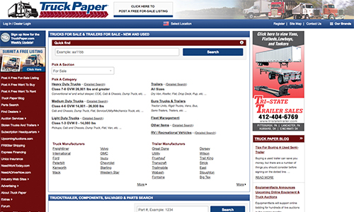 Truck Paper